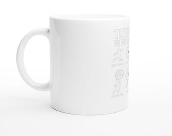 Football Lover Ceramic Mug, Dishwasher/Microwave Safe