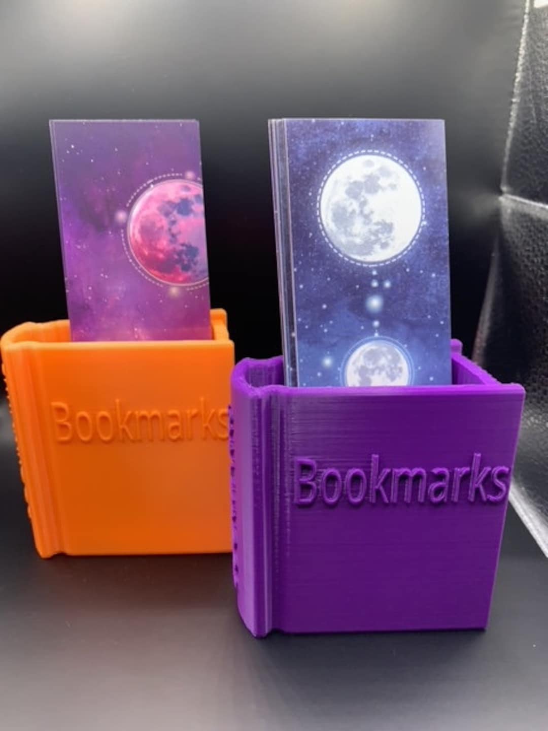 3D Printed Book Shaped Bookmark Holder Bookmark Display Bookstyle