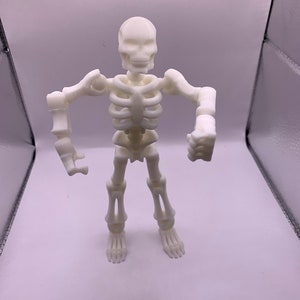 3D Printed Poseable Articulated Skeleton Figure | Halloween Skeleton Figure | Halloween Decor | Skeleton Man | Spooky Scary Skeletons