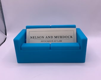 3D Printed Sofa Shaped Business Card Holder | Couch business card holder | Salesperson gift | Real estate agent gift | Business Card Display