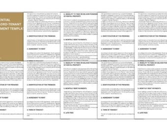 Pacchetto per affitto per locatori / Moduli e lettere / Kit di gestione della proprietà in affitto / Modelli Word modificabili / Download immediato