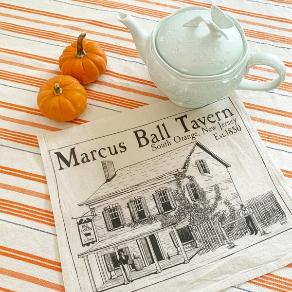 South Orange Marcus Ball Tavern Tea Towel
