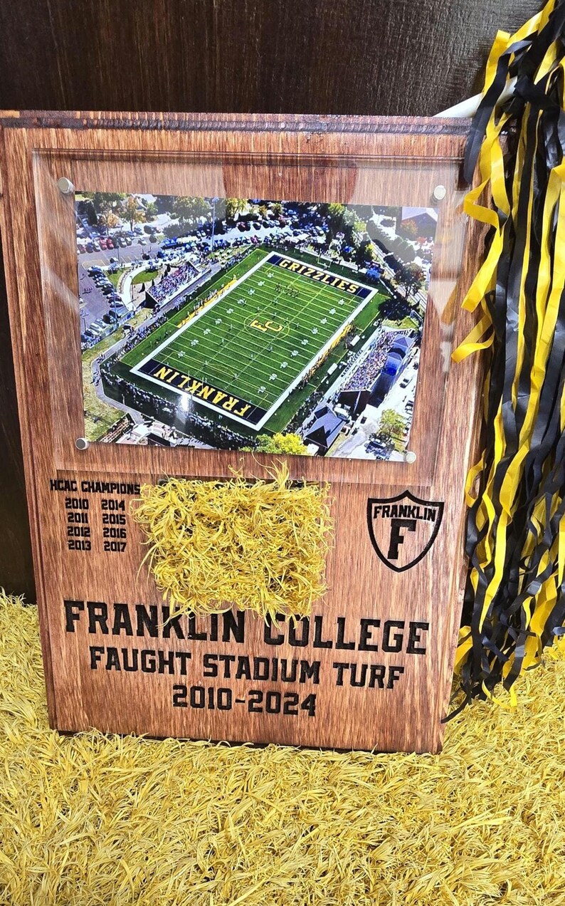 Faught Faught Stadium Turf Plaque - Etsy