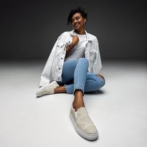 Geometric Unique Design Women’s slip-on canvas shoes