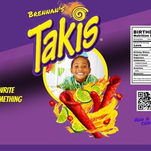 Custom Taki's chip bag
