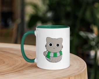 Wizard Cat Green Coffee Mug