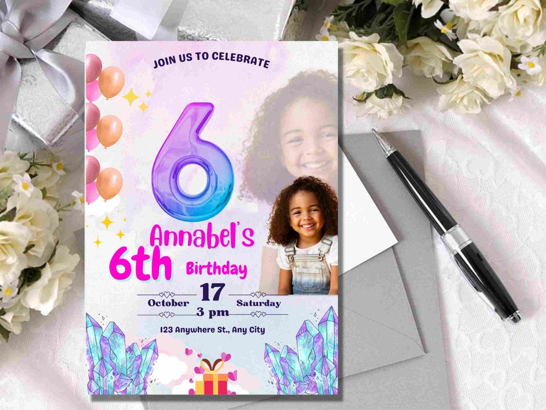 EDITABLE BIRTHDAY INVITATION Birthday Template Editable Etsy