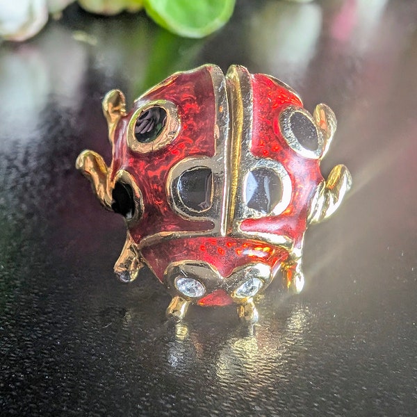 Vintage Ballou Reg'd Ladybug Pin