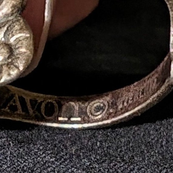 Vintage Avon Spoon Ring 925 Sterling Silver Adjus… - image 10