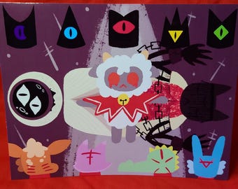 Cult of The Lamb Art Print: Lamb, Glossy Finish