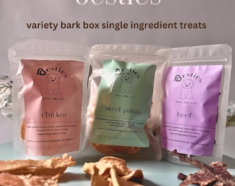 besties bark box dog treats sampler