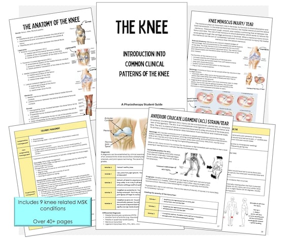 Physiotherapy Student Guide: Common Clinical Patterns of the knee (MSK)