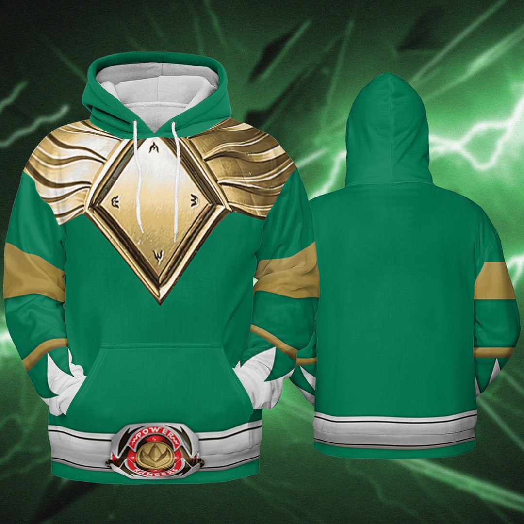 Costume Green Ranger Hoodie Cosplay Green Ranger Mighty - Etsy Canada