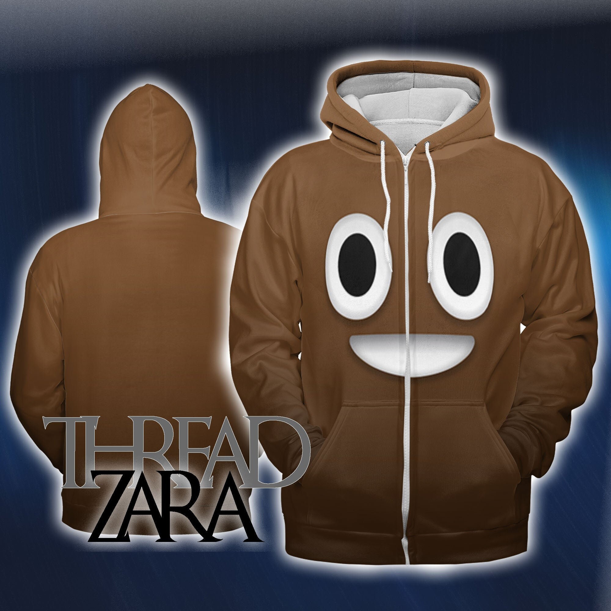 Costume Poop Emoji Hoodie Emoji Emoticon Yellow Cute Happy Etsy Canada