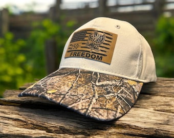 250 Years of Freedom Patch Hat, Rock Point Camo