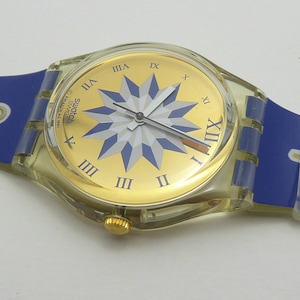 Swatch Quarz GK140 ANCHORAGE von 1991 Armbanduhr Ø 34 mm OVP (O4776)