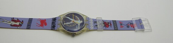 Swatch Quartz GK 141 DISCOBILUS von 1991 Armbandu… - image 5