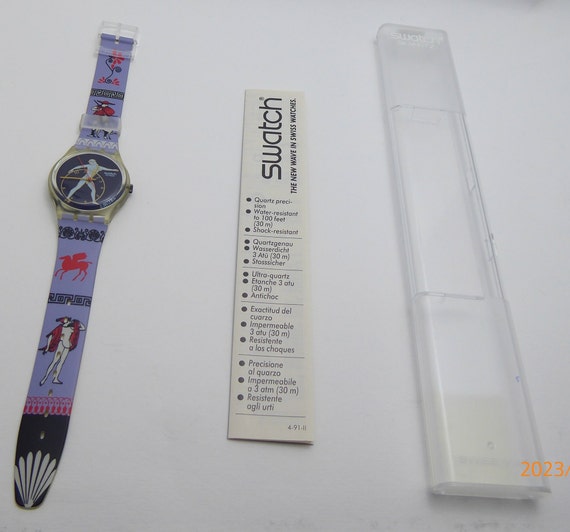 Swatch Quartz GK 141 DISCOBILUS von 1991 Armbandu… - image 2