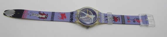 Swatch Quartz GK 141 DISCOBILUS von 1991 Armbandu… - image 4