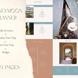 Honeymoon Planner | Honeymoon Planner Template Instant Download, Honeymoon Planner Template