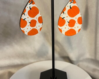 Halloween Pumpkin Earrings