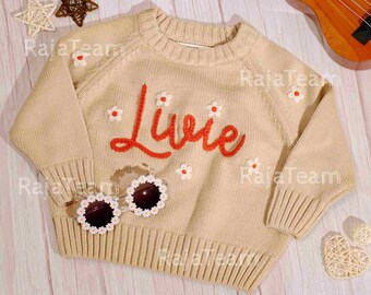 Handcrafted Elegance: Personalized Sweaters for Newborns and Toddlers