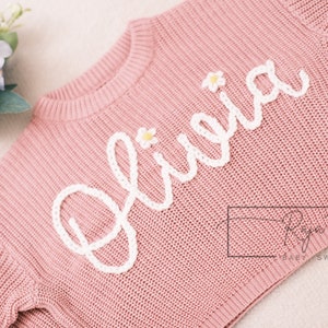 Baby Custom Sweater | Embroidered Toddler  Sweater | Personalized Baby Gift|Baby Shower Gift