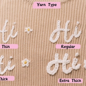 Personalized Baby Name Sweater for Newborns, Ideal for Baby Showers image 10