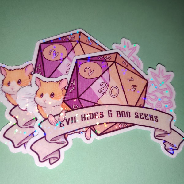 Holographic Minsc BG3 Sticker (Fixed Shipping)