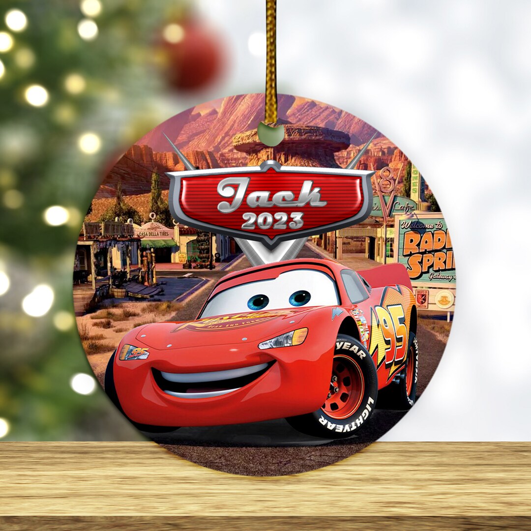 Lightening Mcqueen Cars Christmas Ornament Cars Christmas - Etsy