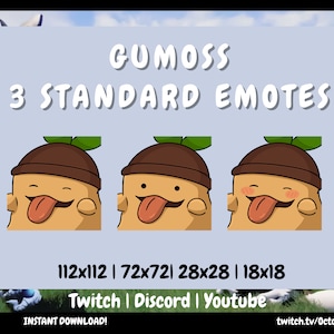 Gumoss 3 Standard Twitch Emote | Palworld Emote | Discord Emote | Youtube Emote