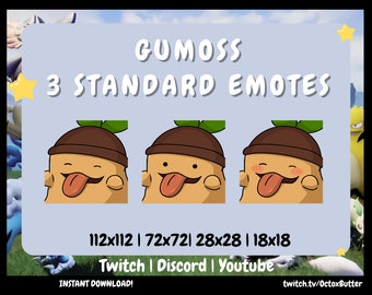 Gumoss Palworld Emote: Standard Twitch/Discord/Youtube Emotes (Digital Download)