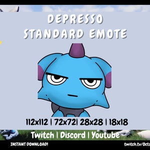 Depresso Twitch Emote | Palworld Emote | Discord Emote | Youtube Emote