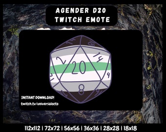Agender D20 Emote