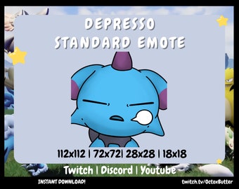 Depresso Sigh Emote: Palworld Twitch, Discord, Youtube (Digital Download)