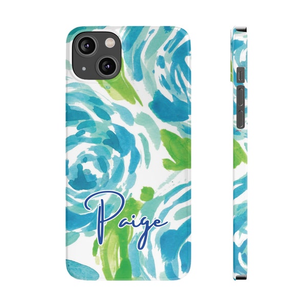 Beautiful Personalized Phone Case, Preppy Phone Case, Custom Slim Phone Cases, Abstract Art Phone Case, Floral Phone Case, iPhone Cases