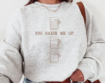 Sourdough Baking Christian Sweatshirt, Retro Baking Lover Crewneck, Sourdough Starter, Funny Baker Gift, Bread Sweater, Faith Shirt For Mom