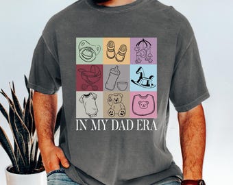 Comfort Colors® In My Dad Era Shirt,Husband Pregnancy Announcement,Funny Baby Reveal Tshirt, New Dad Shirt For Birthday,1st Fathers Day Gift