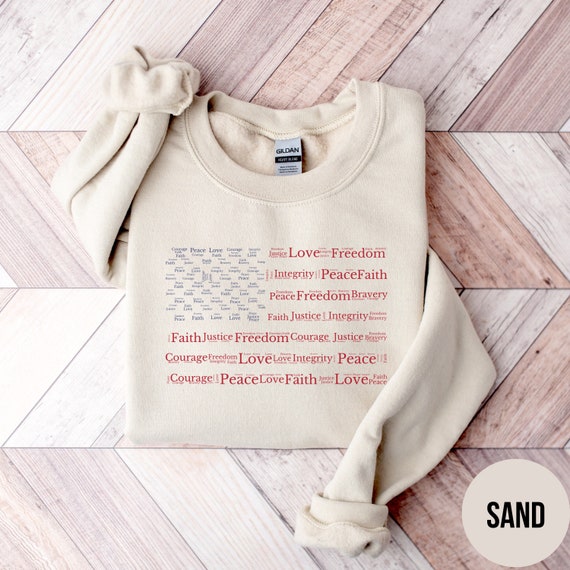 American California Flag Sand Raglan Sweater American California Flag Sand Raglan Sweater