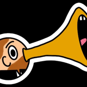 MATTE STICKER: Little Alex Horne - Taskmaster Vinyl Sticker