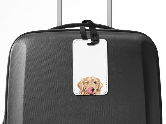 Tag Leather Luggage Baggage Suitcase Handbag Name