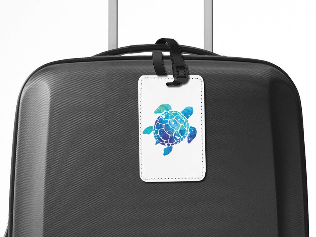 PU Leather Luggage Tag Name Tag Bag Tag for Travel Suitcase Etsy