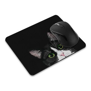 SIDONKU Gray Angry Persian Cat Face Cartoon Domestic Feline Funny Furry  Gloomy Mousepad Mouse Pad Mouse Mat 9x10 inch 