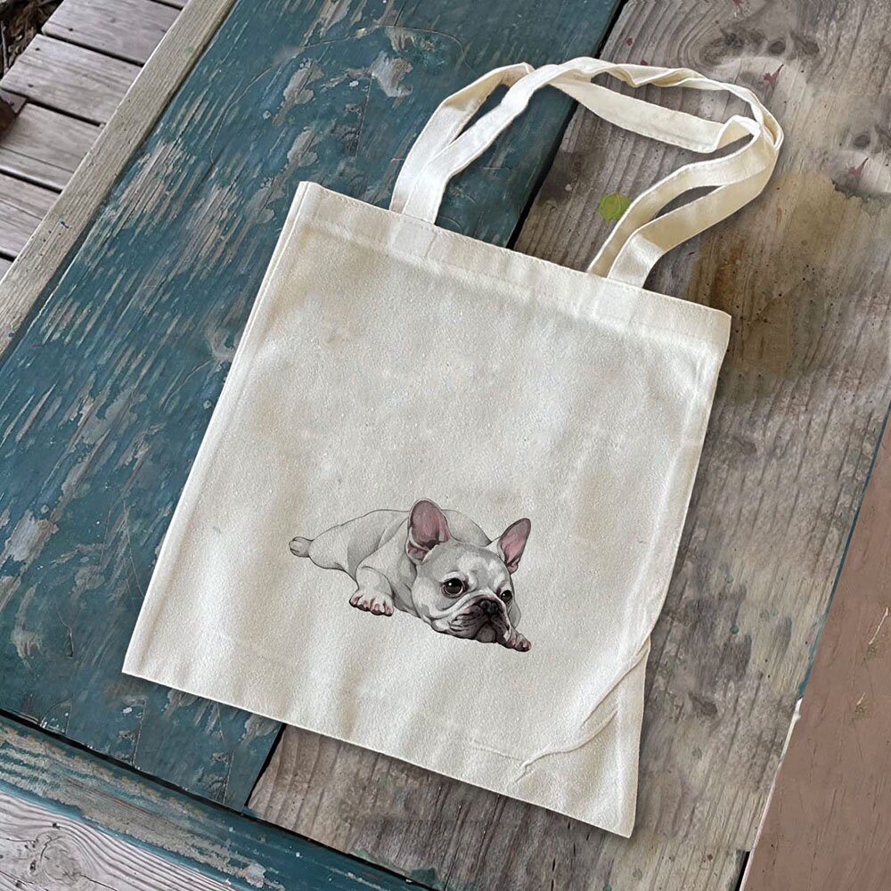 Dog Party Canvas Book Tote
