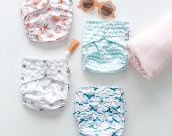 Baby Swim Nappy, Beach Nappies, Eco Swim Nappy, Pool Diaper for Newborn-Kids, Christmas Gift, Baby Shower Gift, First Birthday Gift.