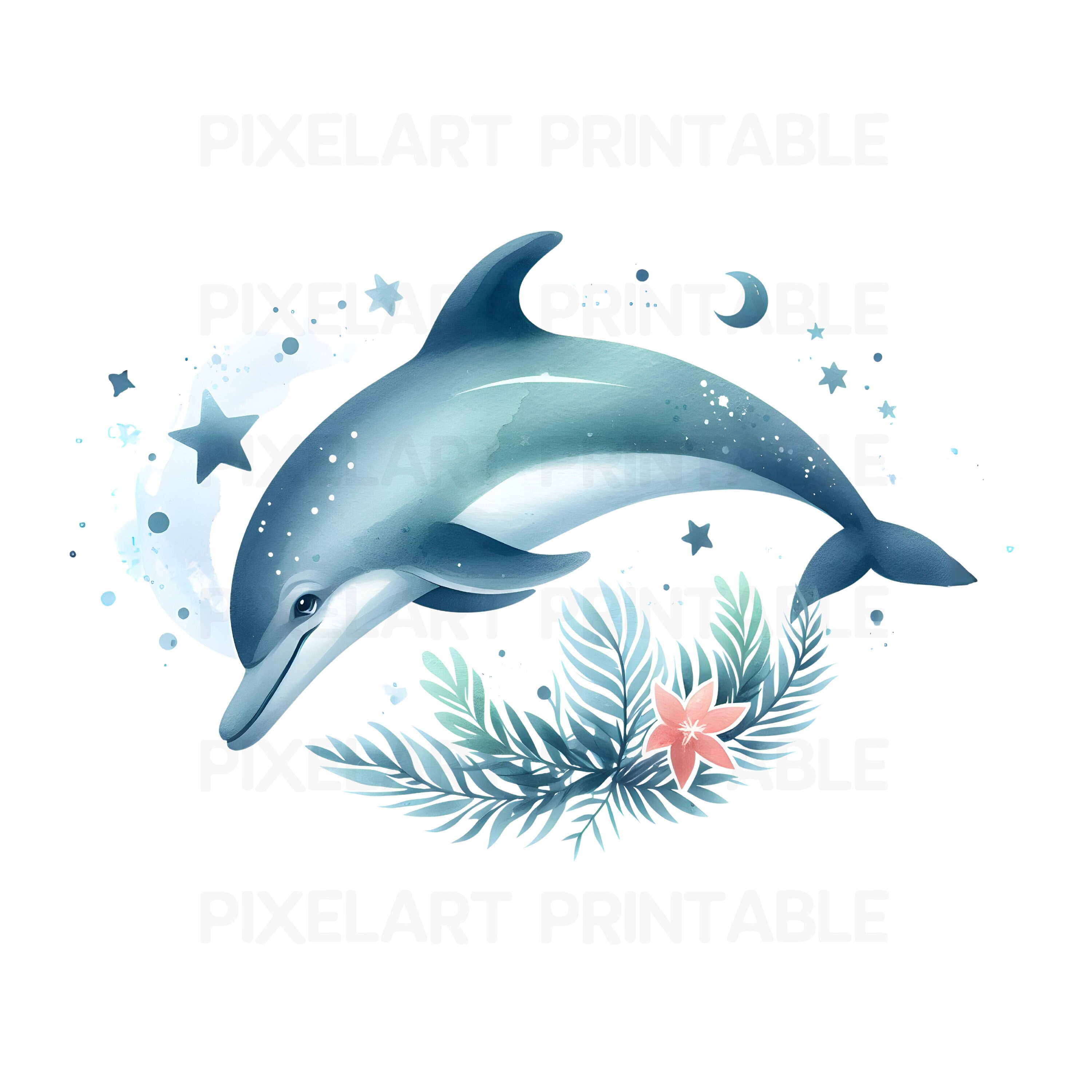 Dolphin SVG Ocean SVG Fish Svg Dolphins Svg Png Sea Life - Etsy