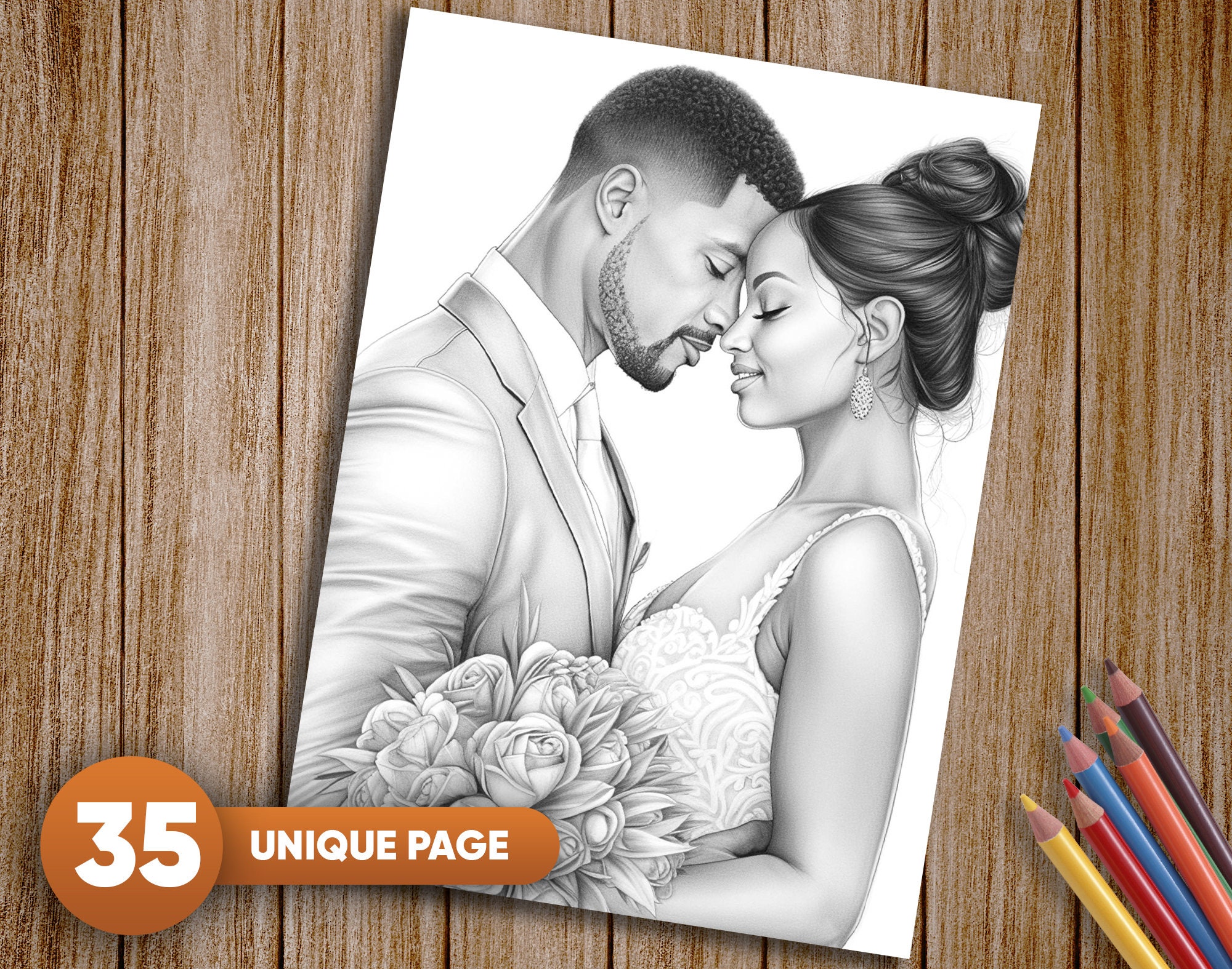 35 Wedding Black Couple Coloring - Il Fullxfull.5441931479 Jpsb 