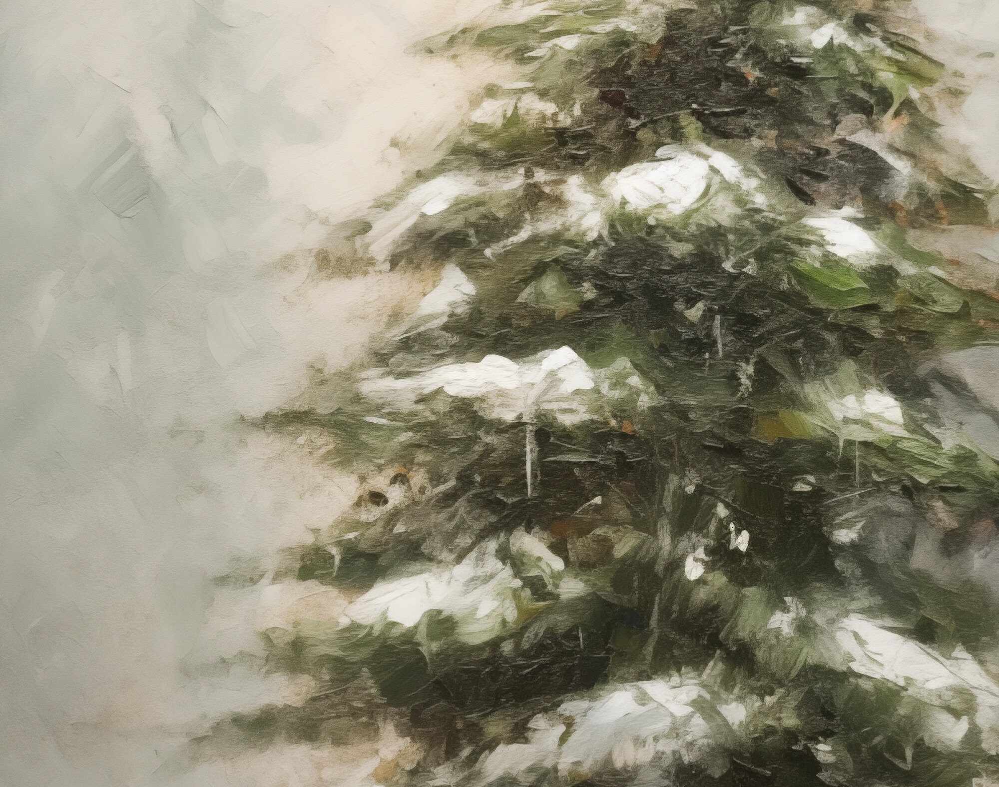 Tree Christmas Wall Art Christmas Tree Art Printable Christmas Decor ...