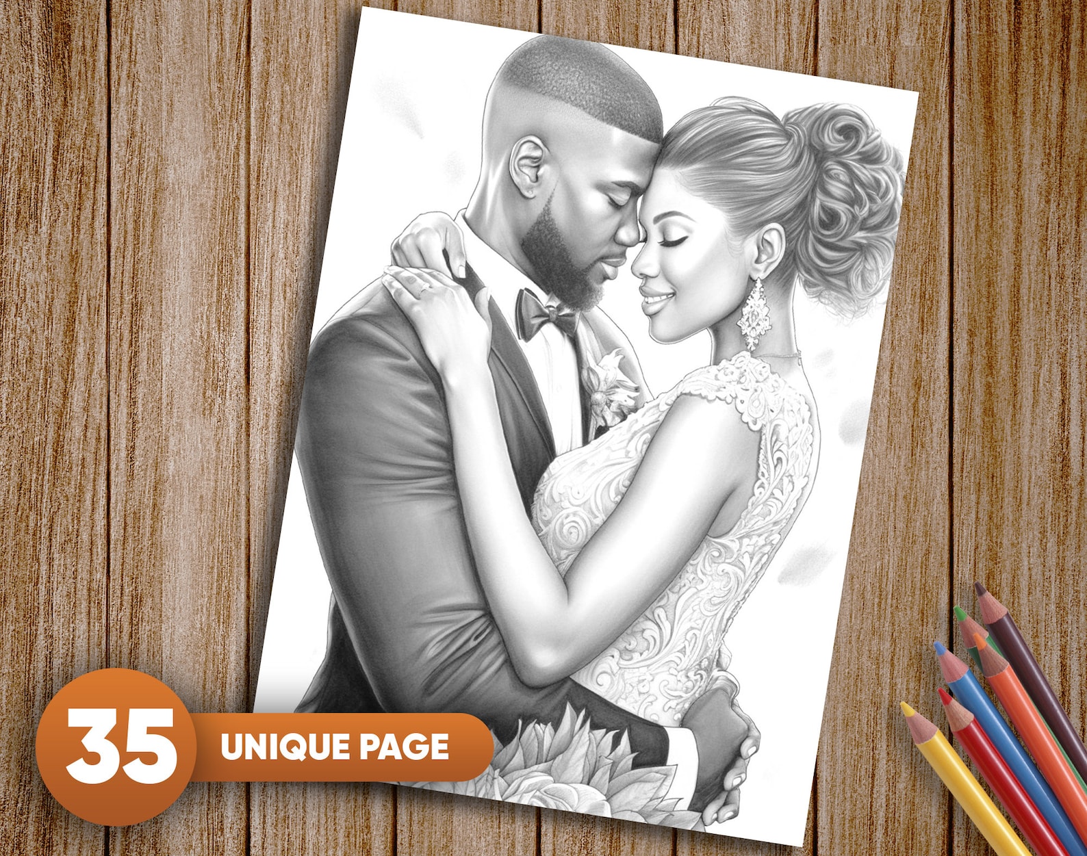35 Wedding Black Couple Coloring - Il 1588xN.5393781076 Qqe0 