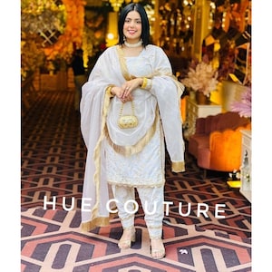 Cotton punjabi suits hot sale
